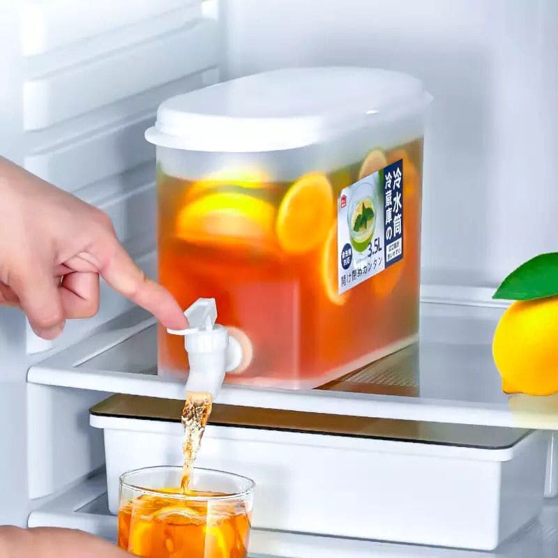 3 Liter Refrigerator Kettle with Faucet, Lemonade Drinkware Water Cooler, Ice Water Beverage Dispenser, Plastic Drink Dispenser For Refrigerator 3 Liter Refrigerator Kettle with Faucet, Lemonade Drinkware Water Cooler, Ice Water Beverage Dispenser, Plastic Drink Dispenser For Refrigerator